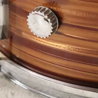 Pearl 5.5x14" 8-Lug Tiger Eye Pearl Snare Drum Vintage 1960's MIJ image 4