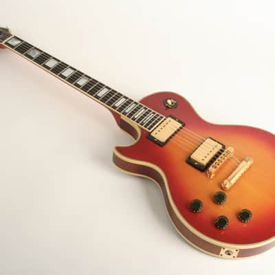 1981 Gibson Les Paul Custom Cherry Sunburst Left Handed 81171001 image 4