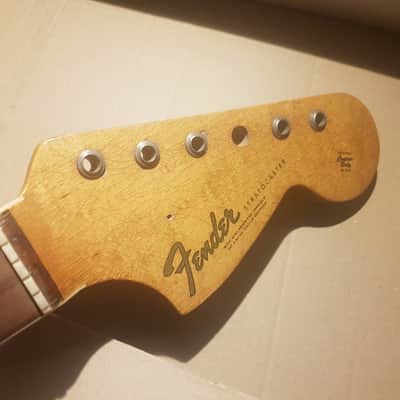 1966 FENDER STRATOCASTER NECK USA with BOUND FINGERBOARD a la RY COODER image 9