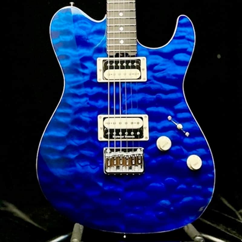 ESP Throbber 'Mod.' 【MADE IN JAPAN】 2019 - Deep Aqua / Rosewood image 1
