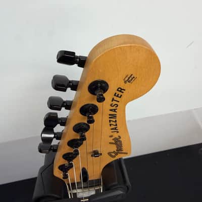 Used Fender JIM ROOT Signature JAZZMASTER V4 Ebony Polar White Electric Guitar with Original Case image 3