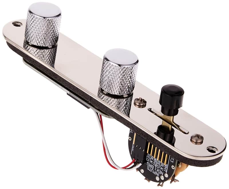 EMG T SYSTEM Prewired Telecaster Guitar Pickup Set Plus Control Plate System,Black image 1