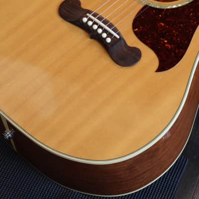 1998 Gibson CL-35 Deluxe Acoustic Guitar Antique Natural + OHSC image 5