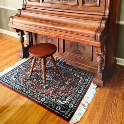 Beautiful Pristine 1898 Antique "Bush & Gerts " Upright Piano Comp. Overhauled image 1