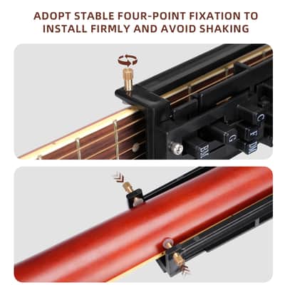 Guitar Trainer Practical Chord Presser Training Tool Guitar Learning System for Classical Guitar Ideal for Music Enthusiasts and Beginners Black image 5