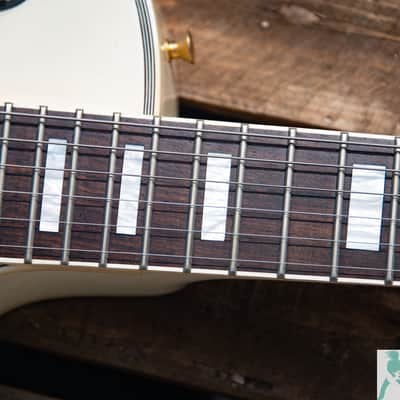 Greco EGC-600 1987 - Aged White - “Mint Collection” w Open "O" - Made in Japan image 9