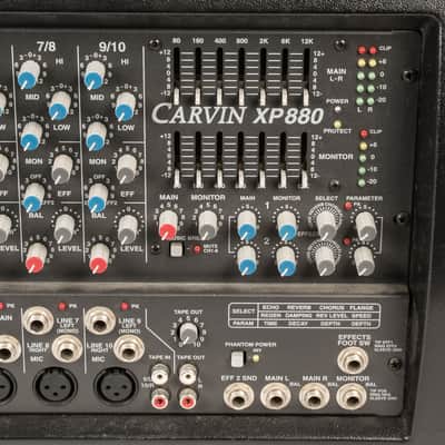 Carvin PA800 800-Watt 8-Channel Powered Mixer x0980 (USED) image 10