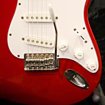 1993 Squier by Fender Stratocaster MIJ FujiGen – Torino Red image 5