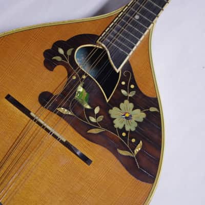 Vintage Dofra ? Western Germany bowl back Mandolin with Hard Case image 4