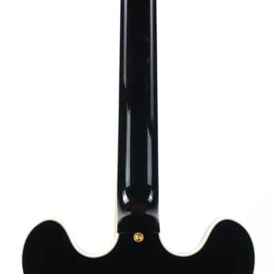 2011 Gibson Custom BB King Lucille Black | Ornate Crown Headstock Inlay ES 355 Dual Input Jacks image 11