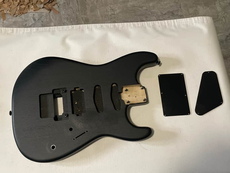 2022 Charvel Mexico San Dimas Style 1 Sassafras Satin HSS Guitar Body Floyd Ready image 1
