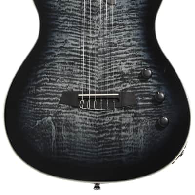 Cordoba Stage Nylon-string Acoustic-electric Guitar - Black Burst image 3