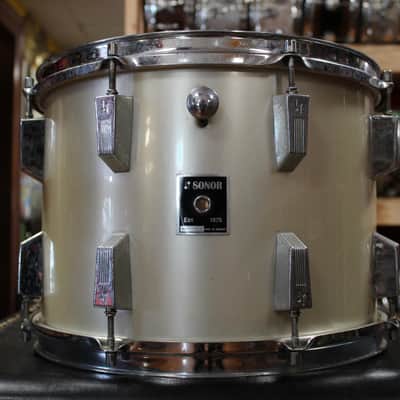 1970s Sonor Phonic Outfit in Metallic Silver 16x22 9x13 10x14 16x16 image 22