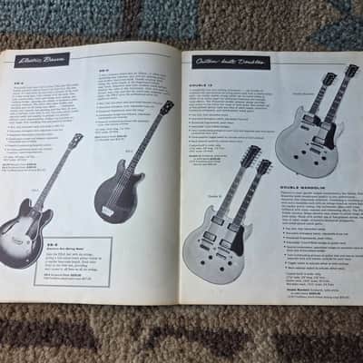 Vintage 1960 Gibson Full-Line Catalog! Rare, Original Case Candy, Paperwork! image 8