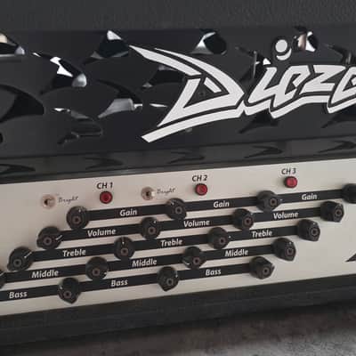 Diezel VH4 Owned by THE DARKNESS Ex Justin Hawkins Dan Hawkins Album Record Studio Recording 4 Channel 100W 100 Watt Pro Artist Tube Guitar Amplifier Amp Head image 3