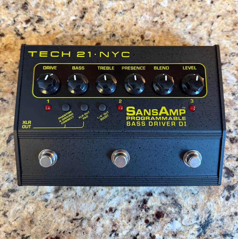 Tech 21 Sansamp Programmable Bass Driver