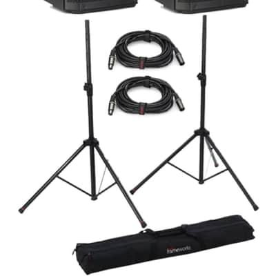 Electro-Voice ZLX-15P-G2 1000W 15-inch Powered Speakers with Stands and Cables image 2