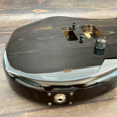80s KRAMER JK1000 Body Alder Black 1H w/Plate Made in Japan image 4