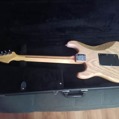 Fender "10 for '15" Limited Edition American Standard Oiled Ash Stratocaster with Maple Fretboard 2015 - Natural w/OHSC image 2