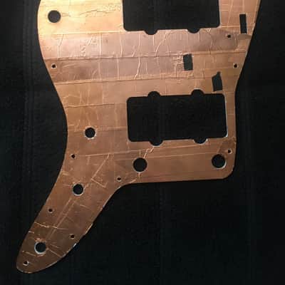 Jazzmaster Shielded Pickguard - Red Tortoise Shell - Fully Copper Shielded image 2