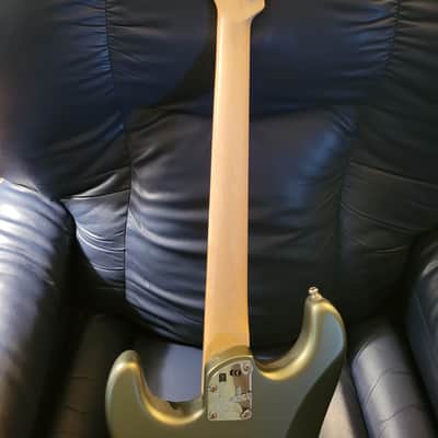 Fender stratocaster american elite 2018 - satin jade green pearl metallic image 7