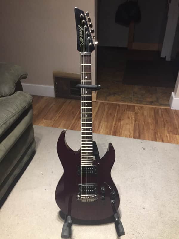Line 6 JTV-89 James Tyler Variax Modeling Electric Guitar Blood Red image 1