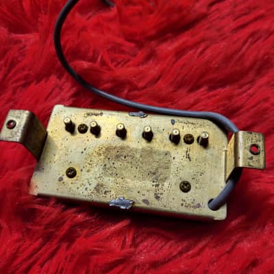 1980's - 1990's Fernandes Burny VH-3 Humbucker - Black With Gold Pole Screws - 8.30K Ohm - Ceramic Magnet - Made in Japan MIJ image 7