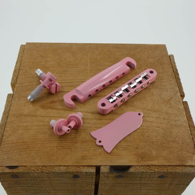 Norlin Cerakote® Parts Kit for Gibson® Guitars | 1 of 1 Prototype (9-Pieces) - Shell Pink image 1