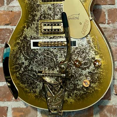 New Gretsch G6134TG Limited Edition Paisley Penguin - Gold Paisley Burst, Support Small Business and Shop Here! image 1