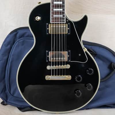 Epiphone LPC-80 Les Paul Custom (Japanese Domestic) 1999 Ebony Japan MIJ Seymour Duncan PUs w/ Gig Bag image 1