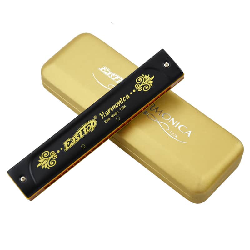 22 Holes Professional Tremolo Harmonica Key of F image 1