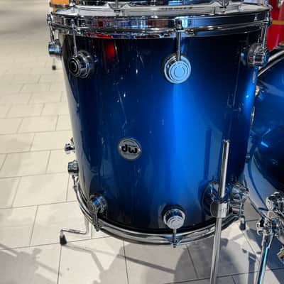 DW Collector's Blue Sparkle Burst Lacquer Speciality image 2