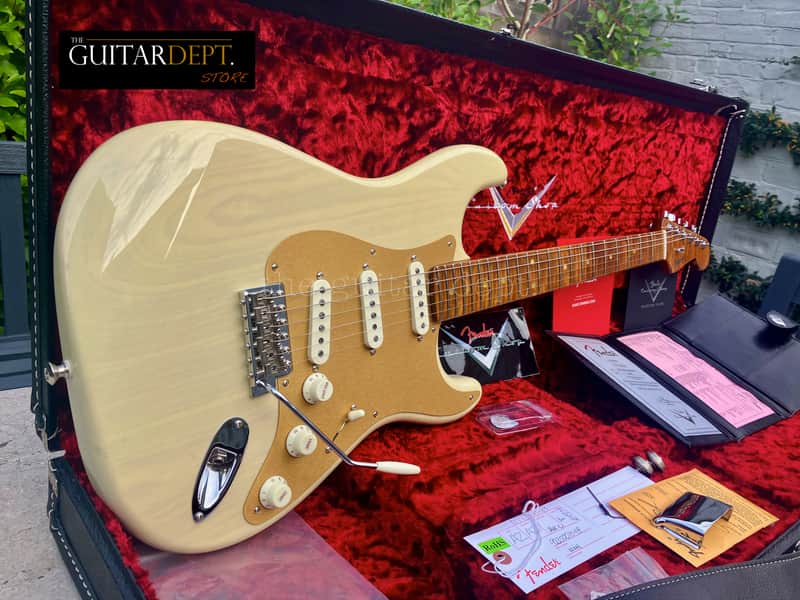 ♚ PRISTINE !♚ 2023 FENDER Custom Shop CUSTOM Stratocaster ♚ HONEY BLONDE ♚ AAA ROASTED ♚ 10/56 Neck♚ image 1