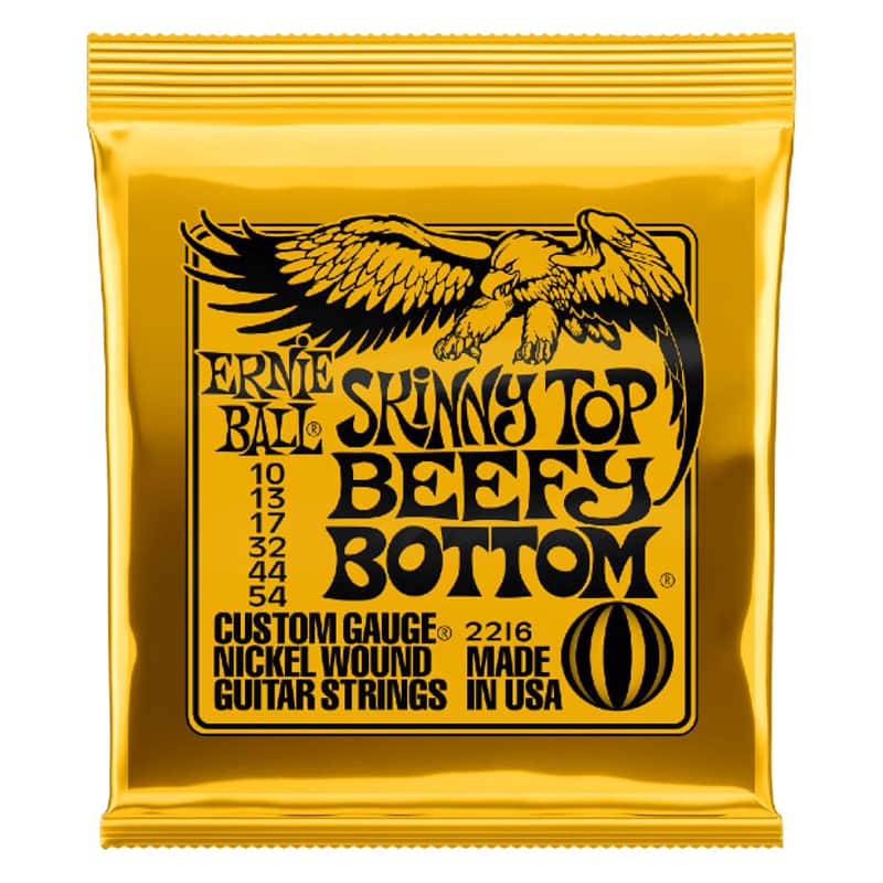 Ernie Ball 2216 Skinny Top Beefy Bottom Slinky Nickel Wound Electric - 10 - 54 Gauge image 1