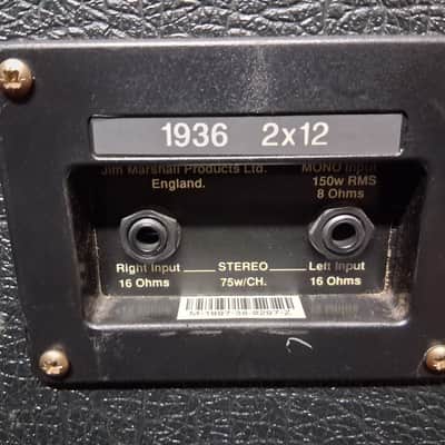 1997 Marshall JCM 900 Lead Series Model 1936 2x12 Cabinet Original Celesion G12T-75 image 6