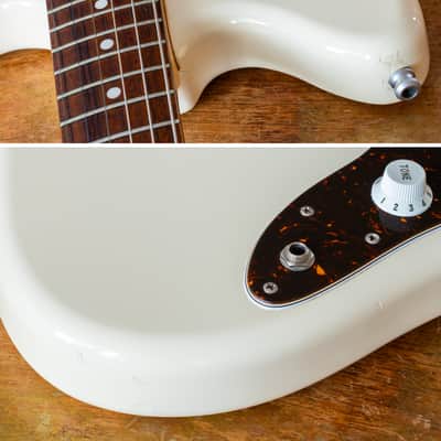 2014 Fender Japan Jazzmaster 62 Vintage Reissue Olympic White Tortoishell - cool MIJ! image 17