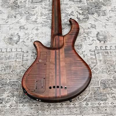 Mayones Patriot MR 5 Fretless - antique brown image 11