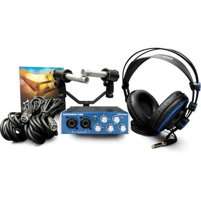 Presonus AudioBox 96 Stereo Bundle USB Hardware Software Recording Kit image 1
