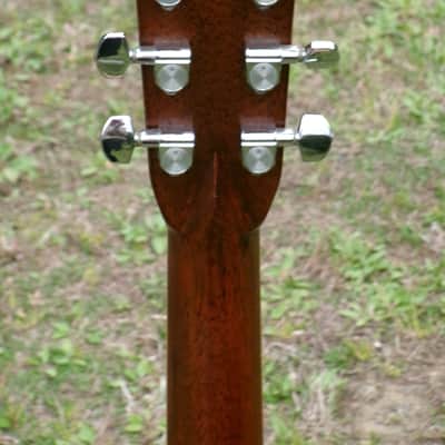 1975 Yairi YW-600 Dreadnought Guitar New Jacaranda Natural+Vintage Flight Case image 12