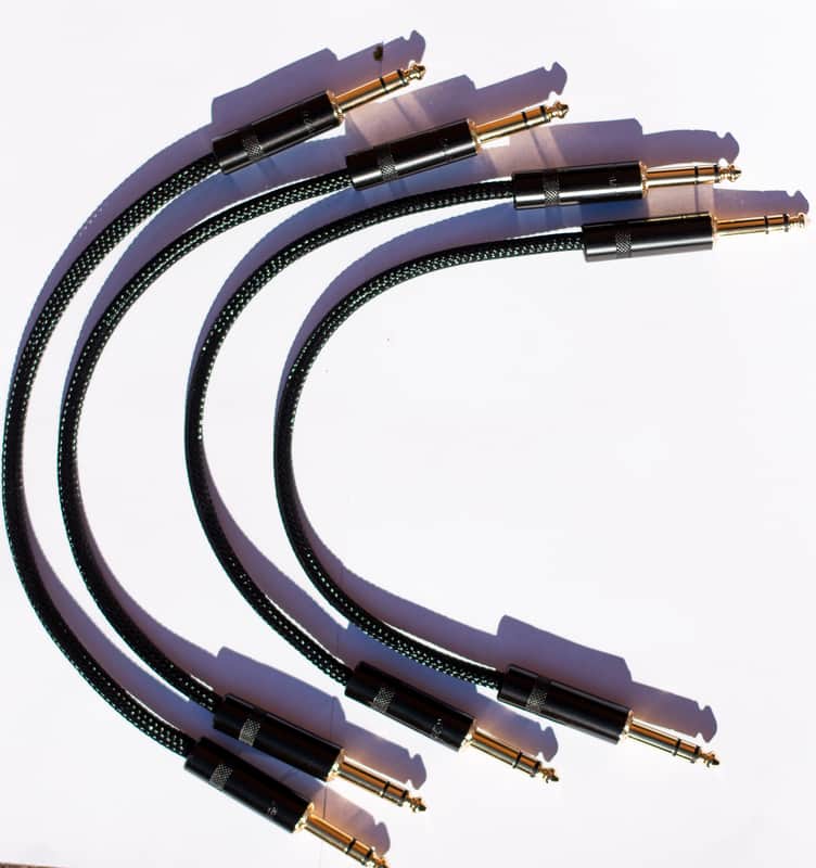Van Damme & Neutrik Jack TRS Patch Cables | Custom | Van Damme XKE | Studio & Tour Grade | Braided image 1