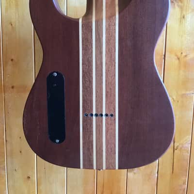 Wolf TC-1 Telecaster(Neck-Through) - Walnut (Moon Dot Inlay) w/gig bag image 9