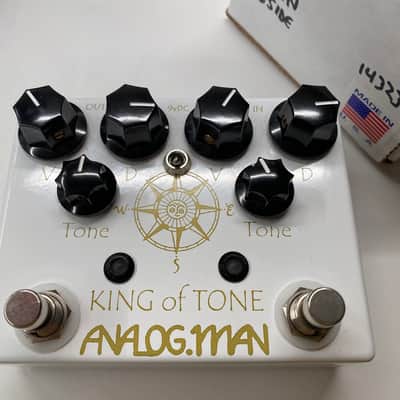 Analogman King of Tone V4 with Red Side High Gain Option and Mode Toggle Switch 2009 - Present - Graphic image 3