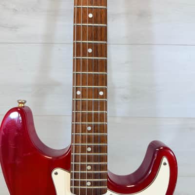 Crestwood Strat-Style Electric Guitar – Red Finish image 5