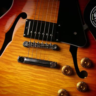 2015 Gibson USA Memphis Les Paul ES Semi Hollow Cherry Sunburst image 10