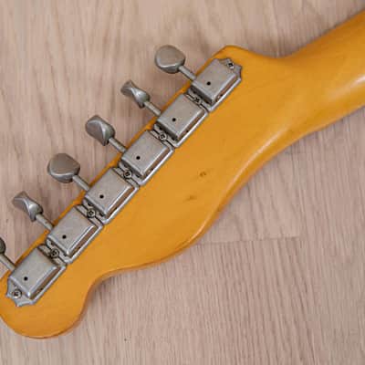 1980s Tokai Breezysound Model TE50-BLR T-Style Vintage Electric Guitar Butterscotch Japan w/ Case image 5