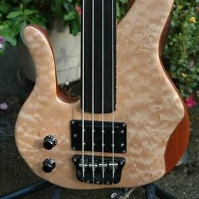 Wal 3-Octave Fretless Custom 2005 Quilted Maple Facings EXTREMELY RARE!! image 1