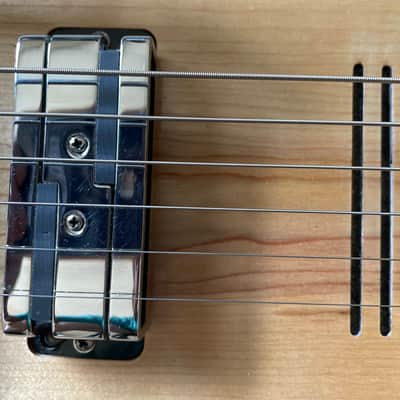 Jackson SlideKing LS Lap Steel with a 3 strings palm bending lever - Natural, no legs, felt fabric on the back side image 14