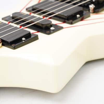 Westone Dynasty Flying V Pinstripe MIJ Guitar w/ EMG Pickups & Case #46450 image 16