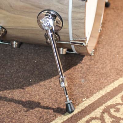 DW Collector's Pure Walnut Natural Hard Satin Drum Set - 18,12,14,14sn - SO#1421333 image 3