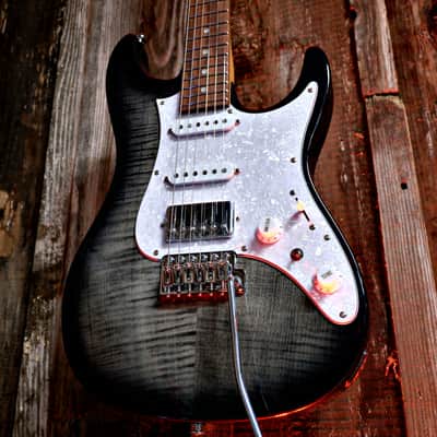 Ibanez AZ22S1F-TKS Standard 2025 - Present - Transparent Black Sunburst w/ Gig Bag image 22